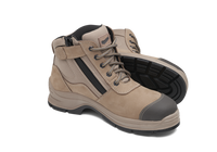 Blundstone Stone-Nubuck lightweight side zip