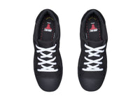 JOHN BULL VIPER Black nylon lace up shoe