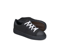 JOHN BULL VIPER Black nylon lace up shoe