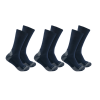 Carhartt SC6203 Midweight Cotton Blend Crew Sock 3 pack