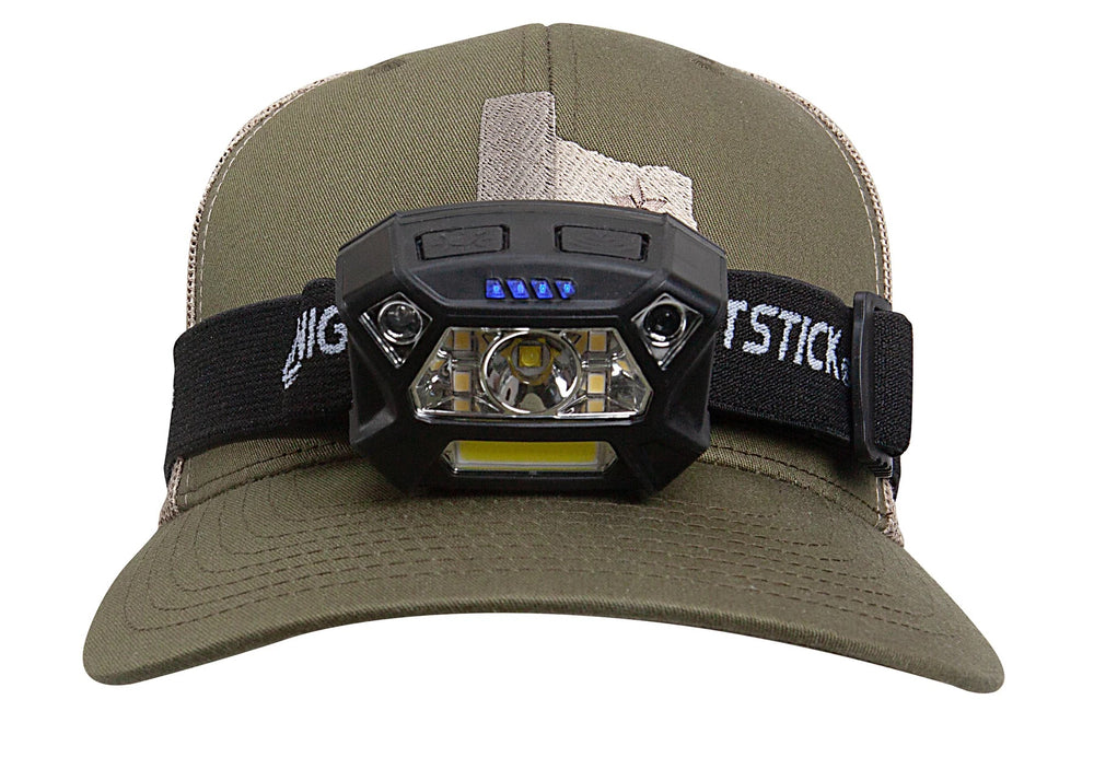 NIGHTSTICK Dual-Light Headlamp w/Motion Sensing Activation