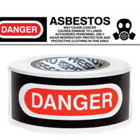 Safety Tape ASBESTOS HAZARD