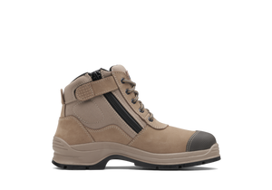 Blundstone Stone-Nubuck lightweight side zip