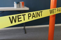 Safety Tape WET PAINT
