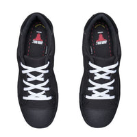 JOHN BULL VIPER Black nylon lace up shoe