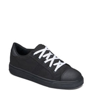 JOHN BULL VIPER Black nylon lace up shoe