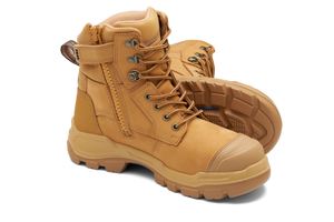 Blundstone ROTOFLEX XHD Wheat zip sided safety boot