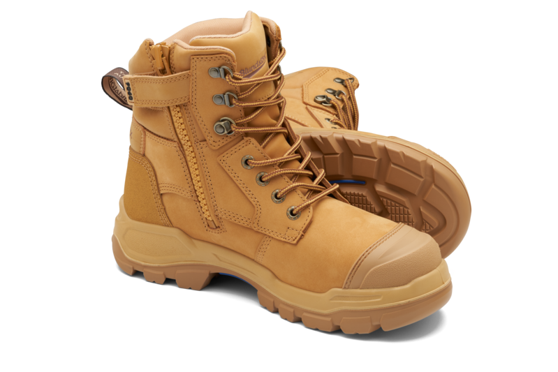 Blundstone ROTOFLEX XHD Wheat zip sided safety boot