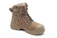 Blundstone ROTOFLEX XHD Nubuck leather zip sided safety boot
