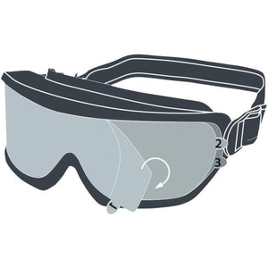 Deltaplus Goggle Film tear offs.