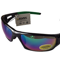 ELVEX IMPACT Rimfire sunglasses Green Mirror